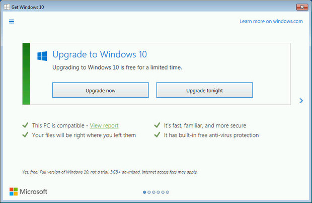 get windows 10 dec2015