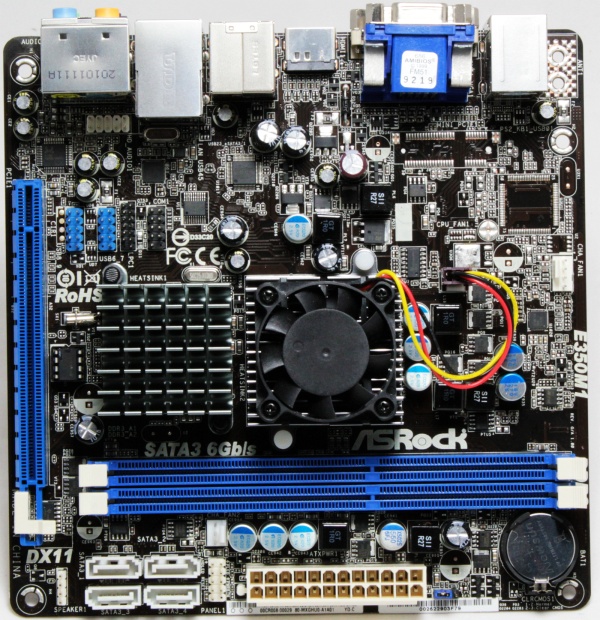 ASRock E350M1 front