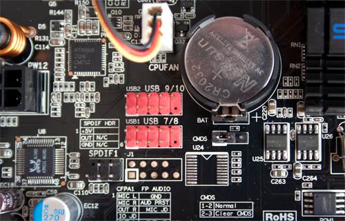 USBheader CPUcooler connector 3pin