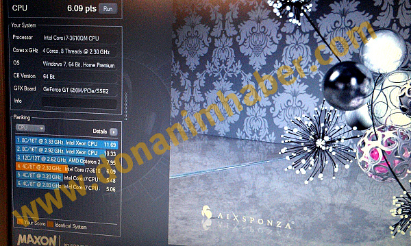 intel ivy bridge cinebench r11