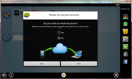 bluestacks setup 1