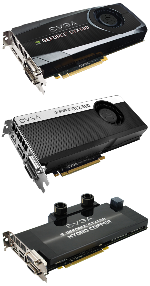 evga GTX680 lineup