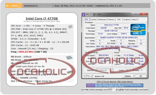 intel i74770K5GHzOC 1