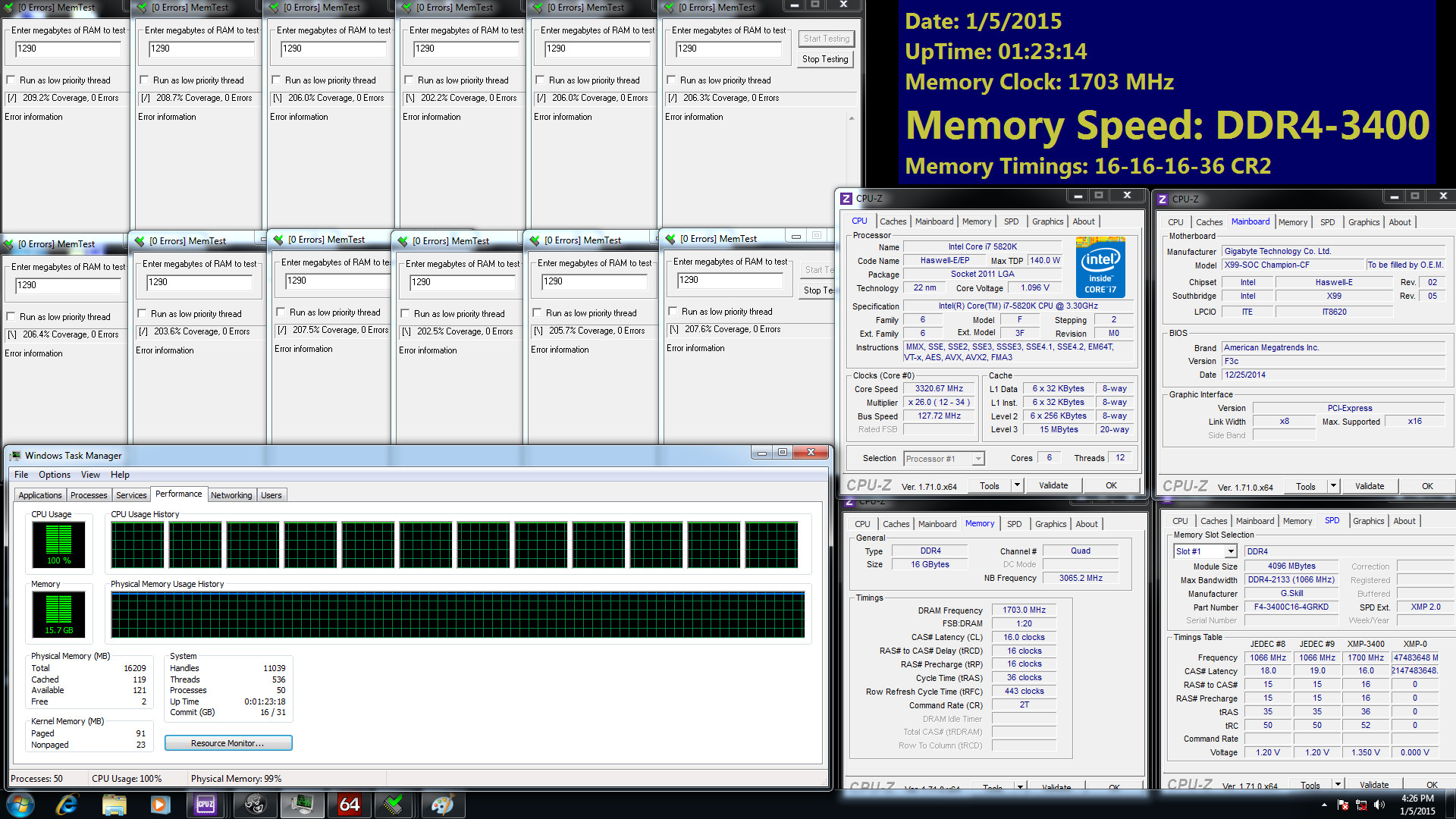 GSKILL Ripjaws4DDR43400 3