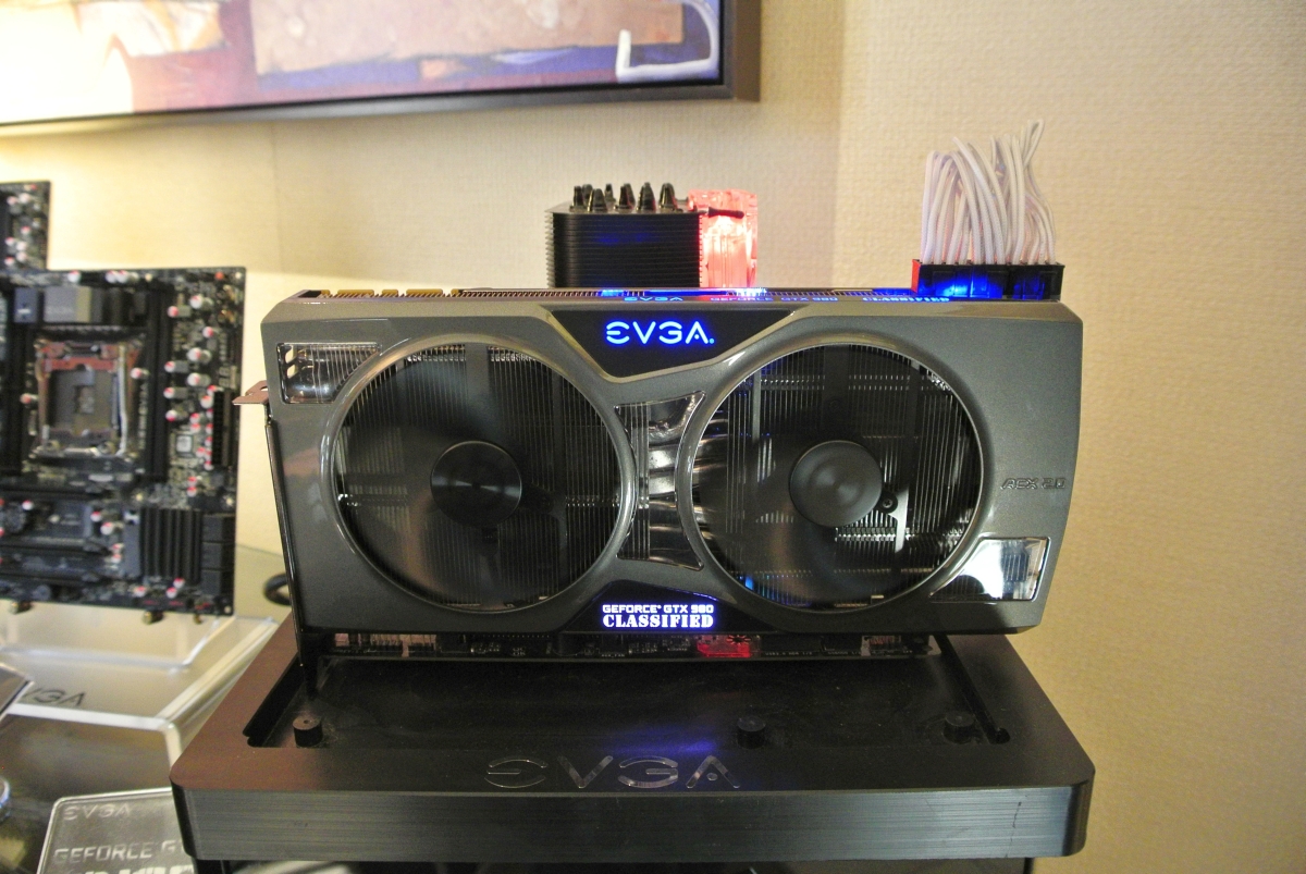 evga gtx980ClassifiedkingpinCES 2