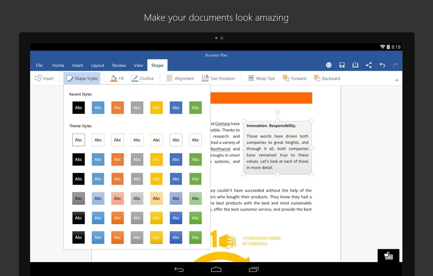 microsoft officeandroid 1