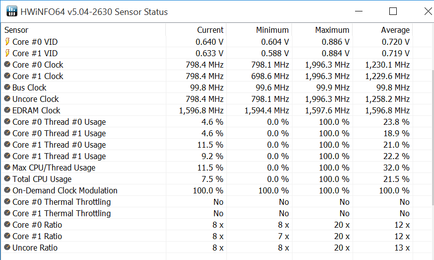 no throttling pcmark8