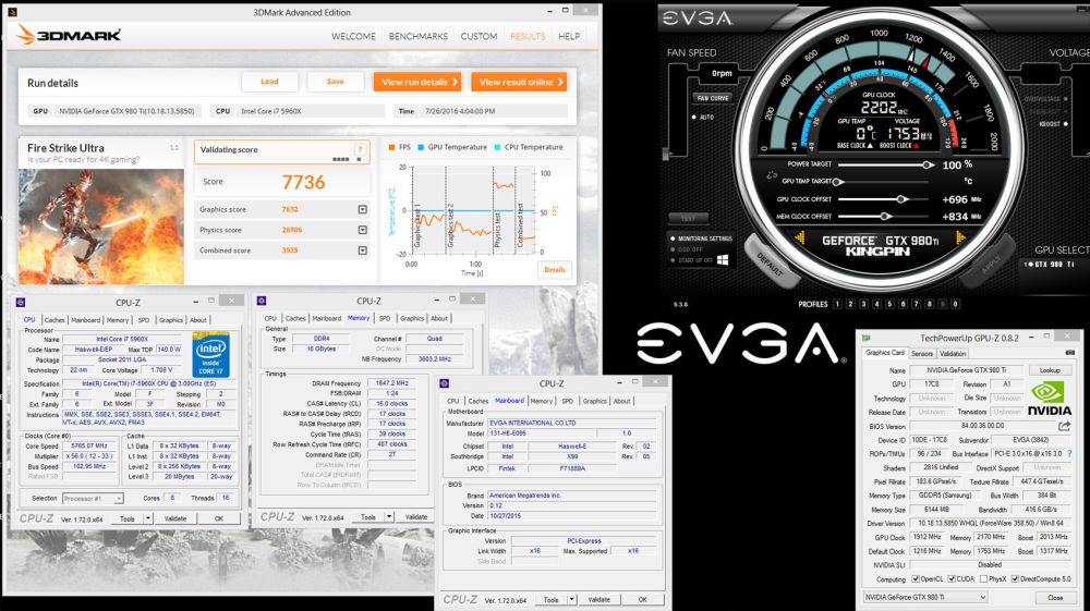 EVGA KingpinGTX980Ti3dmarkrecords 5