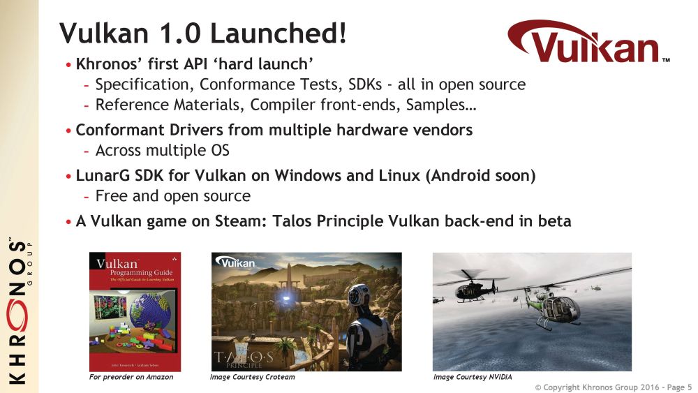 khronos vulkanAPI 3