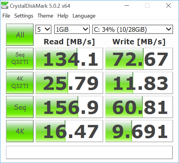 crystal disk mark