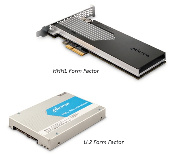 micron 9100 form factors