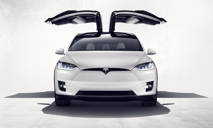 tesla model x front