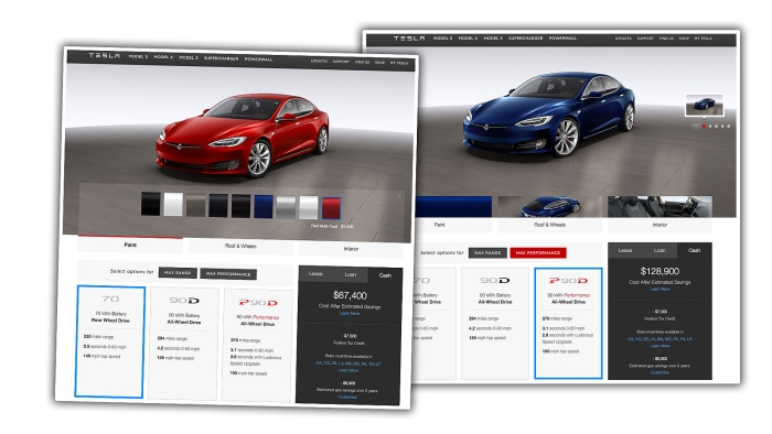 tesla motors design studio