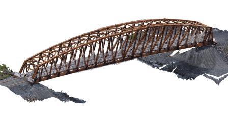 uas alaska bridge point cloud model