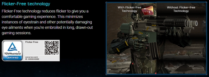 asus flicker free technology