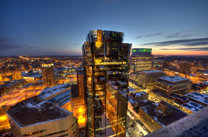 att tower sunset minneapolis mn