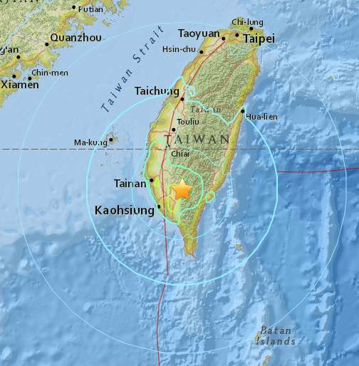 february 2016 taiwan earthquake