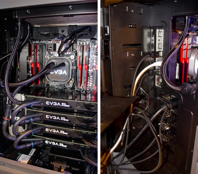 evga gaming case prototype cooling cables