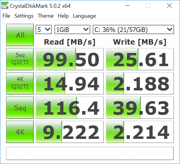 crystal disk mark