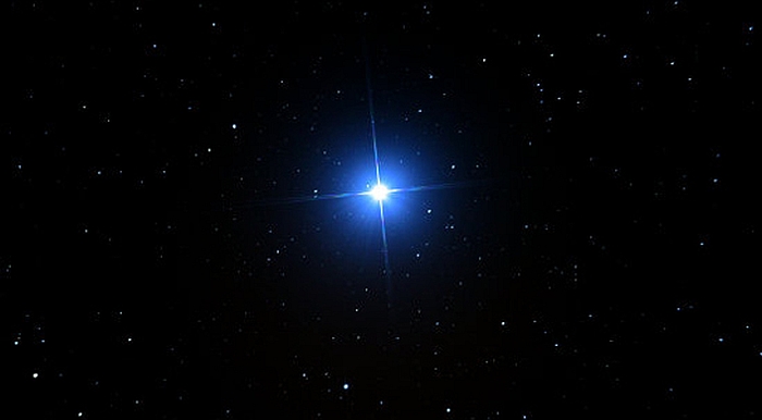 vega star through hubble