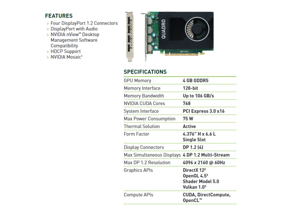 nvidia quadrom2000 2