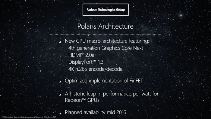 amd polaris architecture features