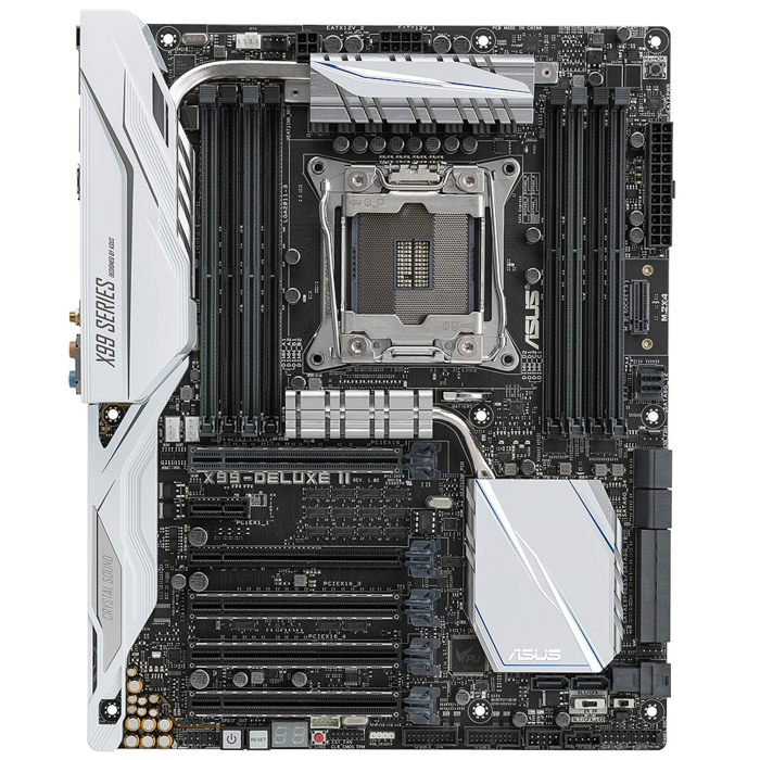 asus x99 deluxe ii front