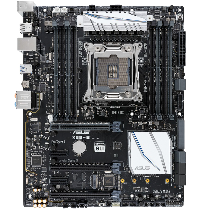 asus x99 e front