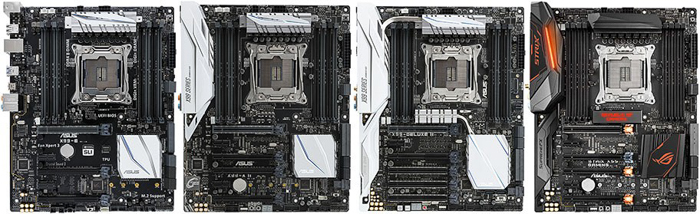 asus x99 refresh motherboard lineup