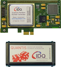 quantis true random number generator pci e card