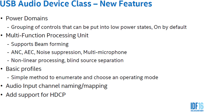 usb c audio new features