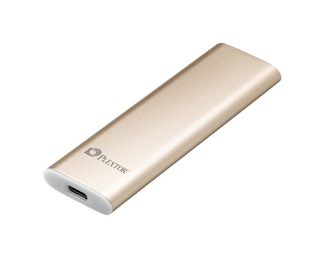 plextor ex 1 external usb c ssd gold