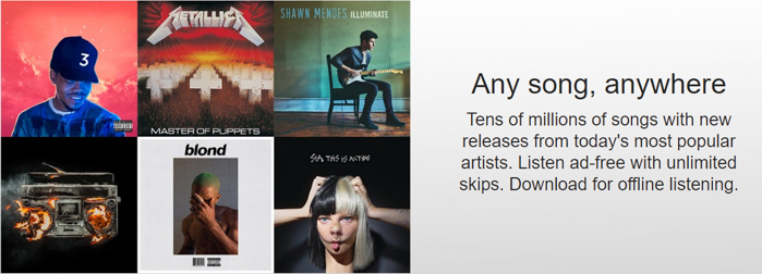 amazon music unlimited catalog description