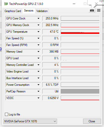 gtx 1070 ftw gpuz idle