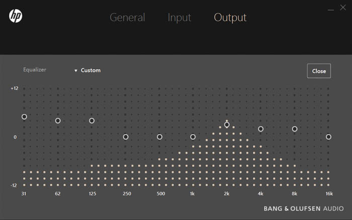 bang and olufsen equalizer