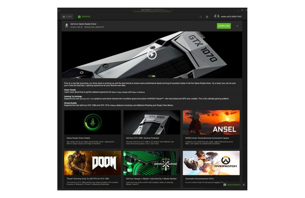 Nvidia GeforceExperience30 2