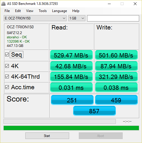 ocz trion 150 480gb as ssd