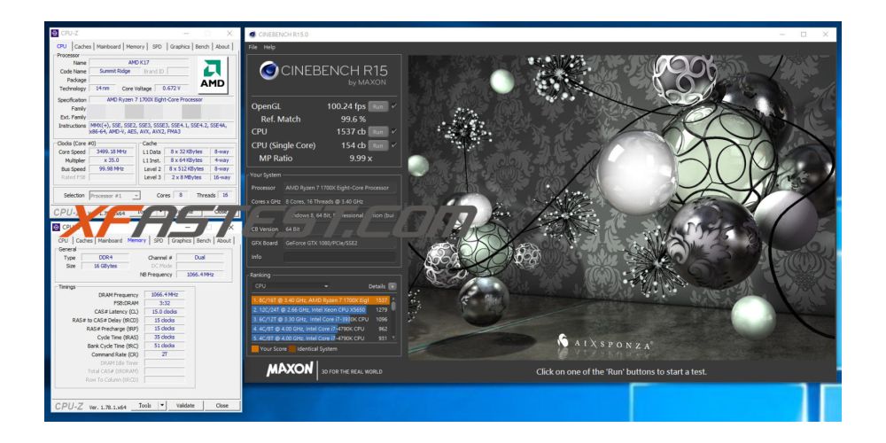 AMD Ryzen1700XXfastest 4