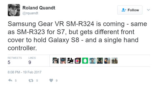 roland quandt twitter samsung gear vr sm r324 headset