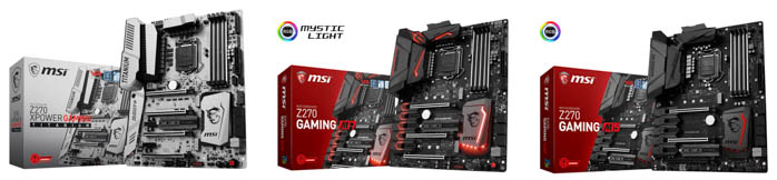 msi z270 enthusiast series