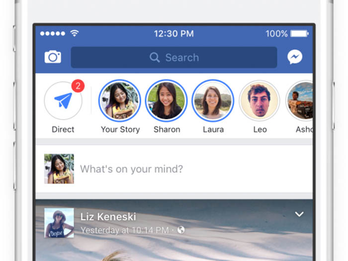 facebook stories feature