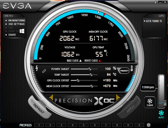 evga precision xoc gtx 1080 ti overclocking