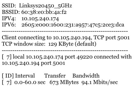 linksys wrt3200acm 802.11ac test 2 iphone 6