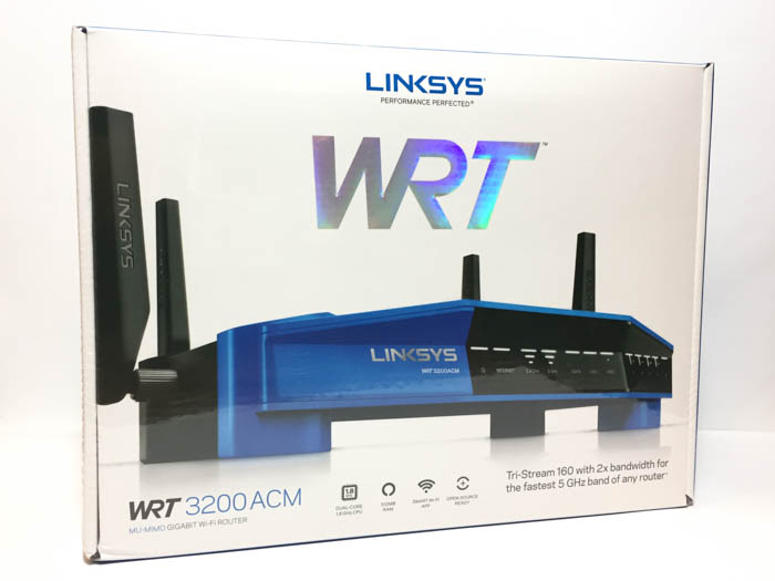 linksys wrt3200acm box front