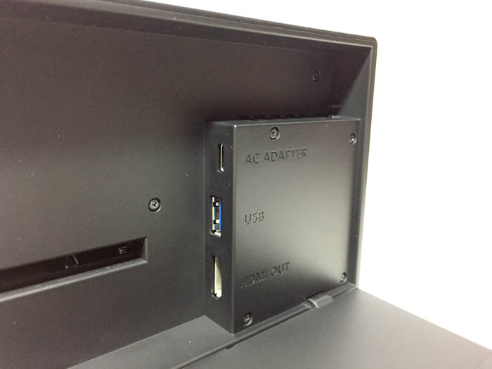 nintendo switch docking station inside