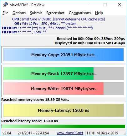 kingston hyperx predator ddr4 2666mhz maxmemm2 results