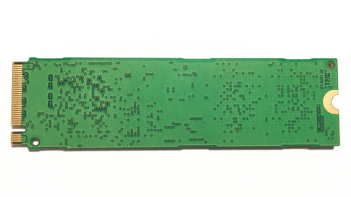 samsung sm961 256gb m.2 nvme ssd rear