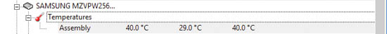 samsung sm961 high workload temperature