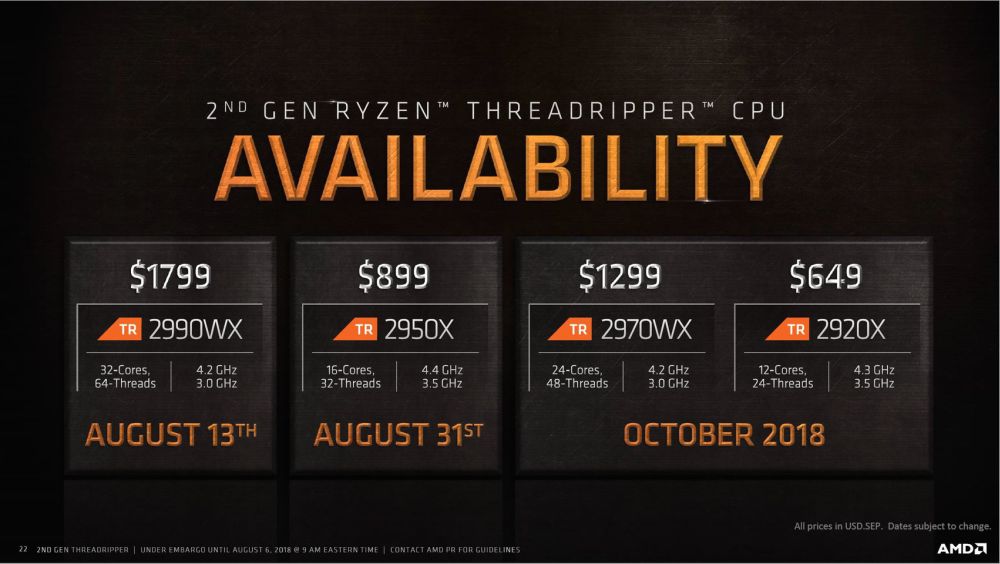 amd 2ndgenthreadripper 5