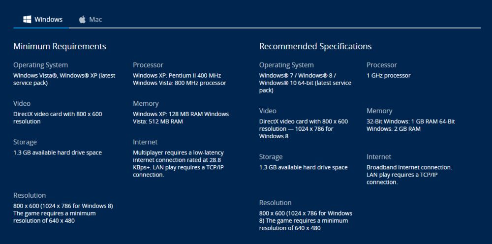 warcraft3reforged requirements